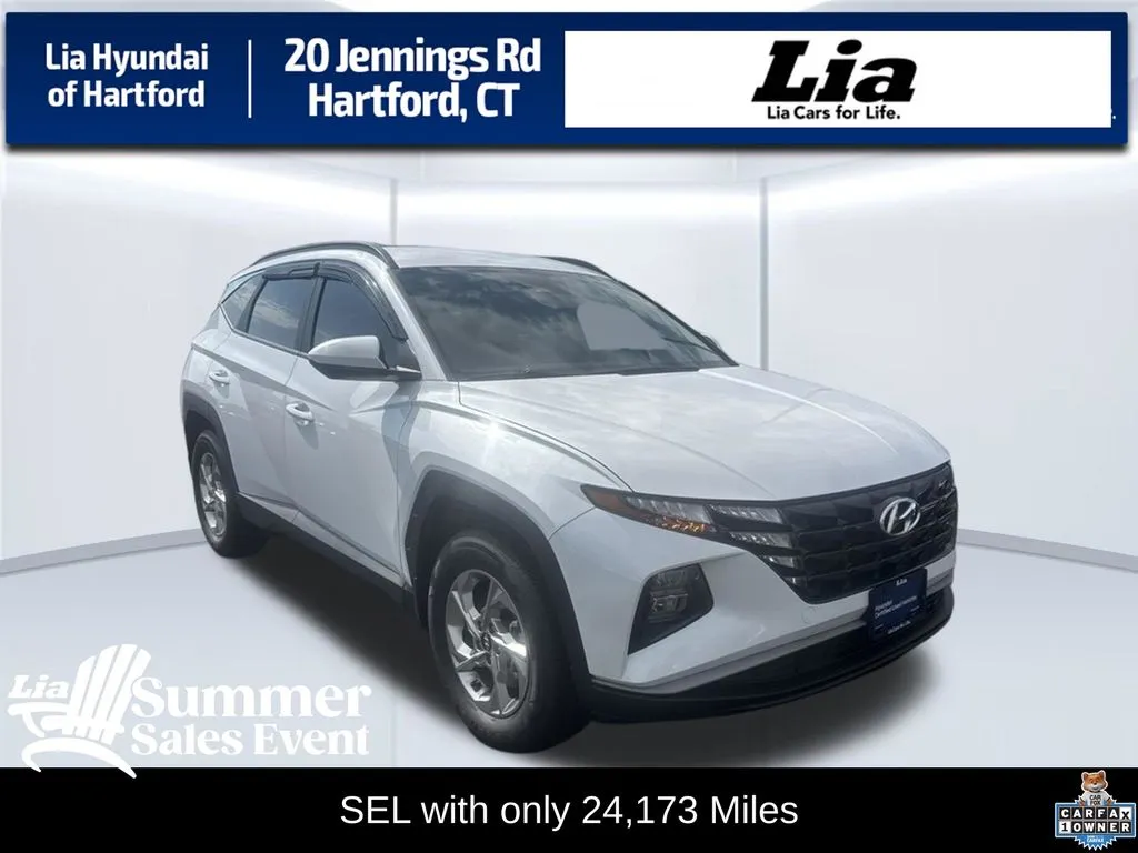 White 2024 Hyundai Tucson SEL for sale in Hartford, CT