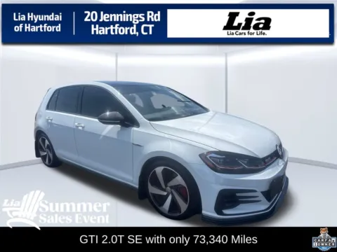 White 2019 Volkswagen Golf GTI 2.0T SE for sale in Hartford, CT