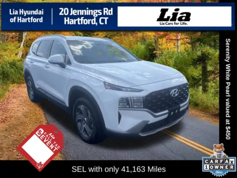 White 2023 Hyundai Santa Fe SEL for sale in Hartford, CT