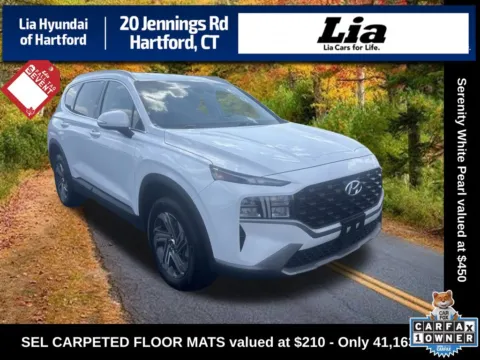 White 2023 Hyundai Santa Fe SEL for sale in Hartford, CT