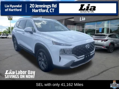 White 2023 Hyundai Santa Fe SEL for sale in Hartford, CT