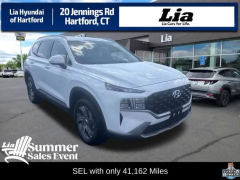 White 2023 Hyundai Santa Fe SEL for sale in Hartford, CT