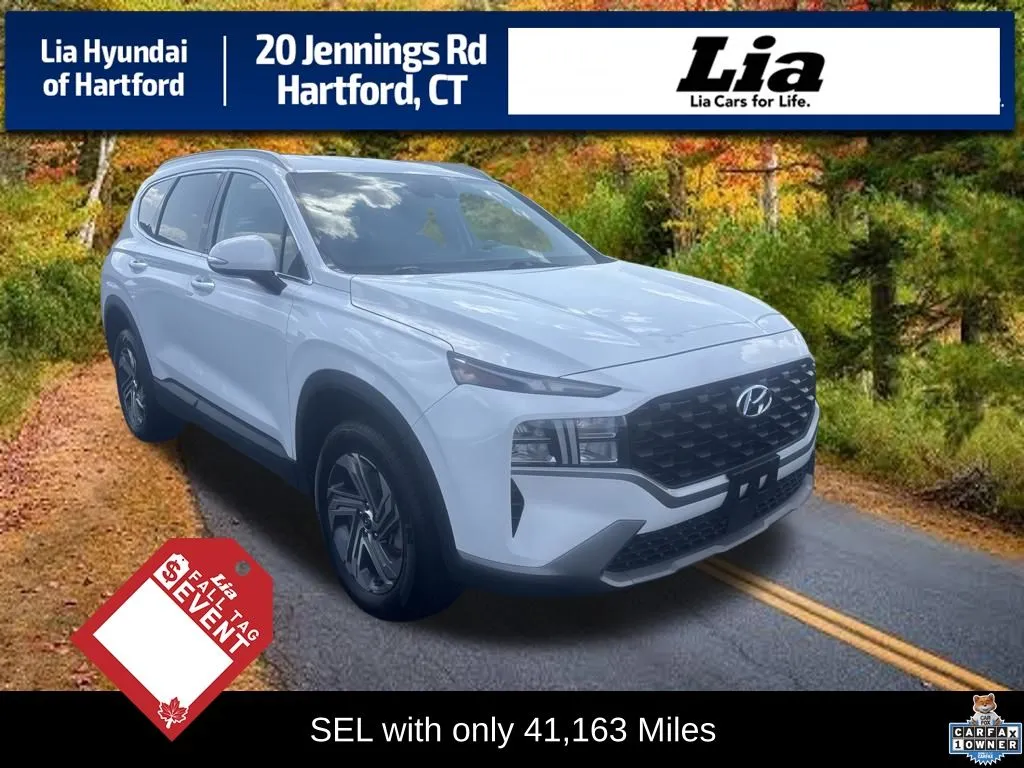 White 2023 Hyundai Santa Fe SEL for sale in Hartford, CT