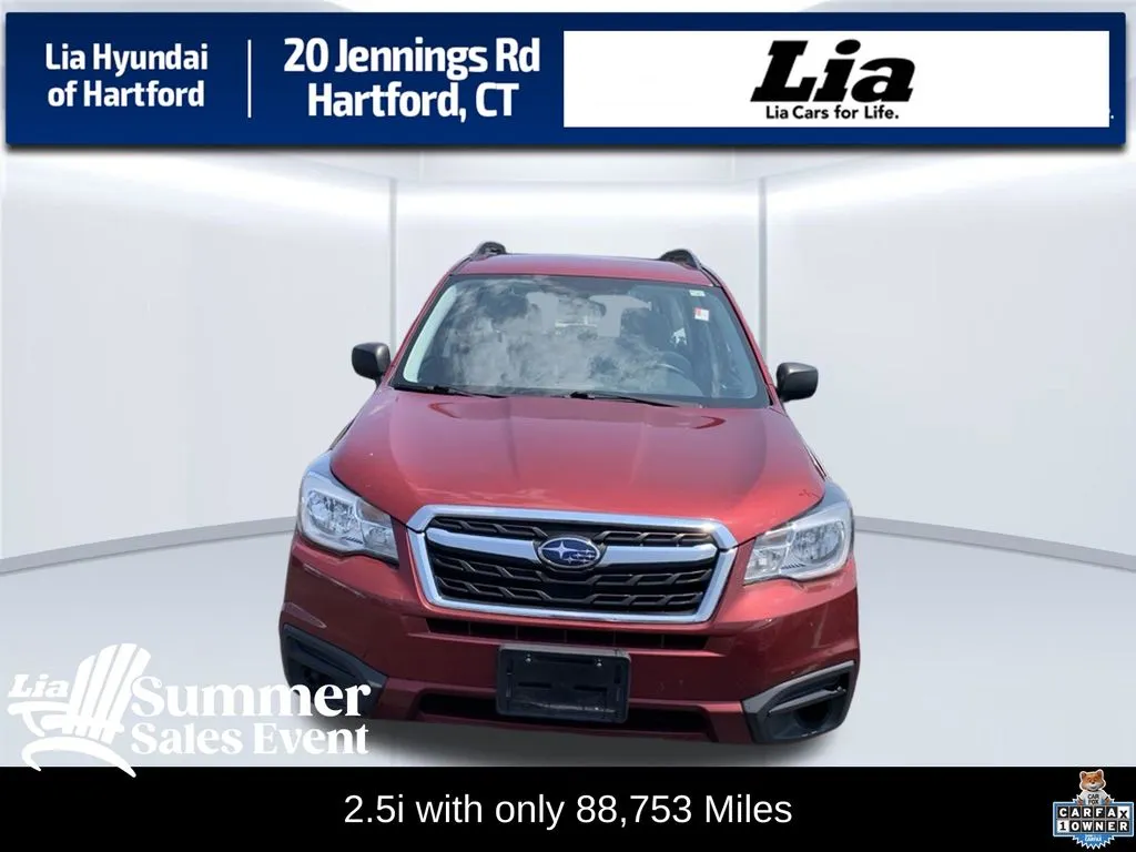 Red 2018 Subaru Forester 2.5i for sale in Hartford, CT