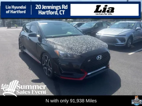 Black 2020 Hyundai Veloster N for sale in Hartford, CT
