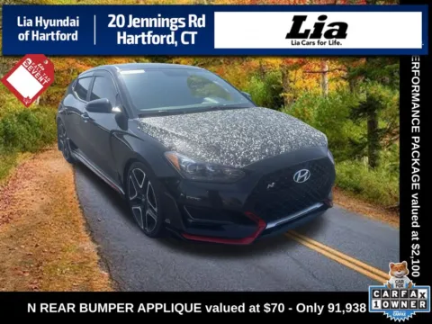 Black 2020 Hyundai Veloster N for sale in Hartford, CT