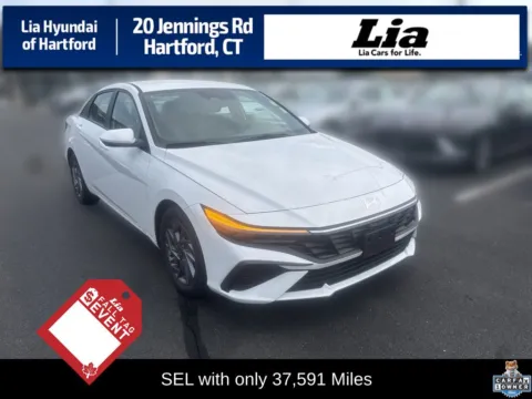 White 2024 Hyundai Elantra SEL for sale in Hartford, CT