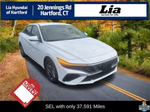 White 2024 Hyundai Elantra SEL for sale in Hartford, CT