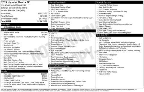 More photos of 2024 Hyundai Elantra SEL at Lia Hyundai of Hartford, CT