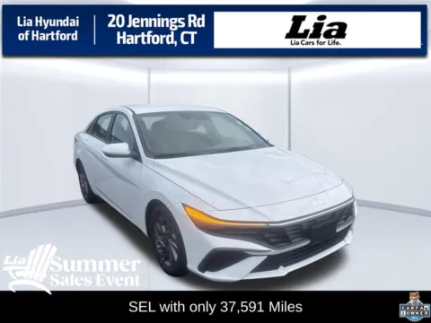 White 2024 Hyundai Elantra SEL for sale in Hartford, CT