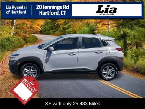 Silver 2023 Hyundai Kona SE for sale in Hartford, CT