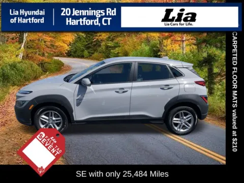 Silver 2023 Hyundai Kona SE for sale in Hartford, CT