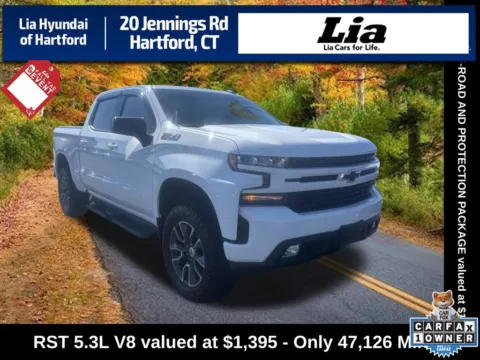 White 2021 Chevrolet Silverado 1500 RST for sale in Hartford, CT