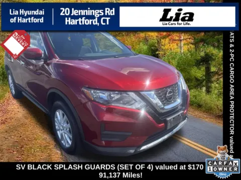 Red 2019 Nissan Rogue SV for sale in Hartford, CT
