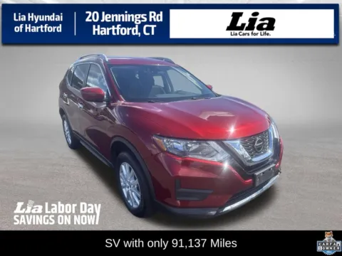 Red 2019 Nissan Rogue SV for sale in Hartford, CT