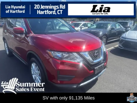 Red 2019 Nissan Rogue SV for sale in Hartford, CT