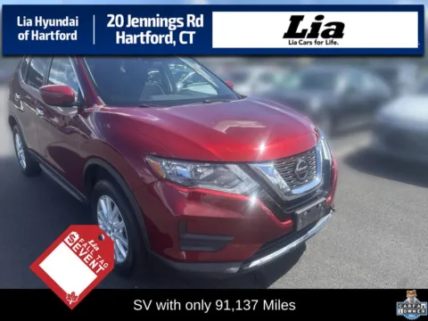 Red 2019 Nissan Rogue SV for sale in Hartford, CT