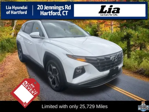 White 2024 Hyundai Tucson Limited for sale in Hartford, CT