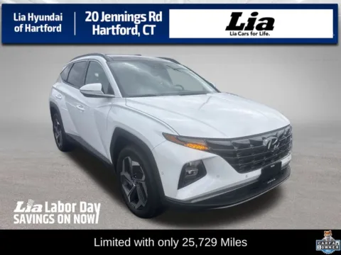 White 2024 Hyundai Tucson Limited for sale in Hartford, CT