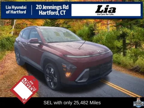 Red 2024 Hyundai Kona SEL for sale in Hartford, CT