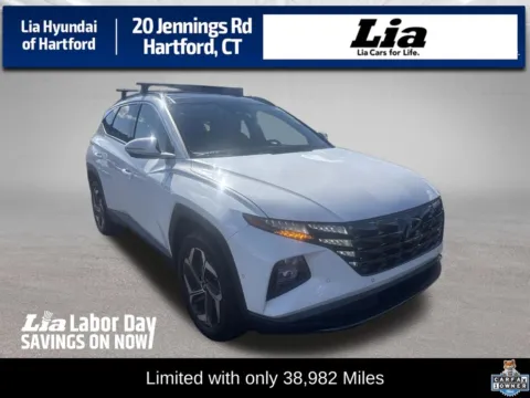 White 2023 Hyundai Tucson Limited for sale in Hartford, CT