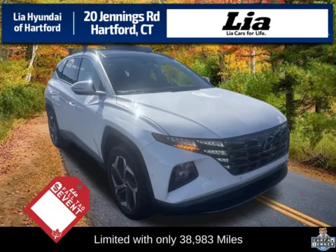 White 2023 Hyundai Tucson Limited for sale in Hartford, CT
