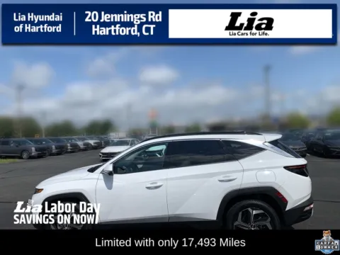 White 2024 Hyundai Tucson Limited for sale in Hartford, CT
