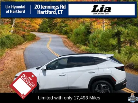 White 2024 Hyundai Tucson Limited for sale in Hartford, CT
