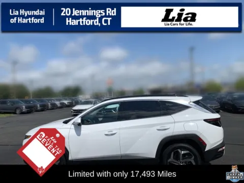 White 2024 Hyundai Tucson Limited for sale in Hartford, CT