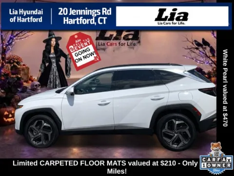 White 2024 Hyundai Tucson Limited for sale in Hartford, CT