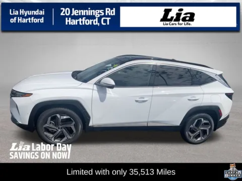 White 2024 Hyundai Tucson Limited for sale in Hartford, CT