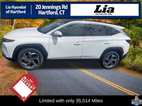 White 2024 Hyundai Tucson Limited for sale in Hartford, CT