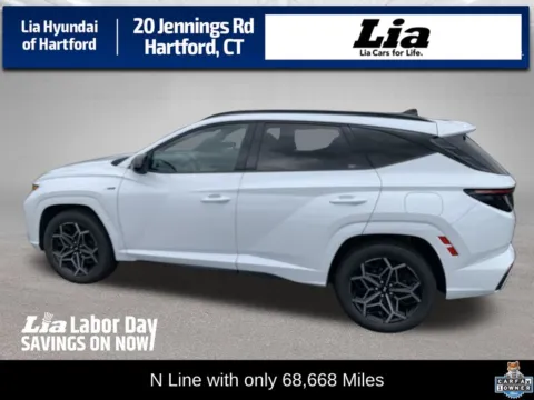 White 2023 Hyundai Tucson N Line for sale in Hartford, CT