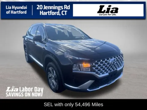 Black 2022 Hyundai Santa Fe SEL for sale in Hartford, CT