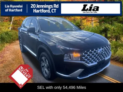 Black 2022 Hyundai Santa Fe SEL for sale in Hartford, CT