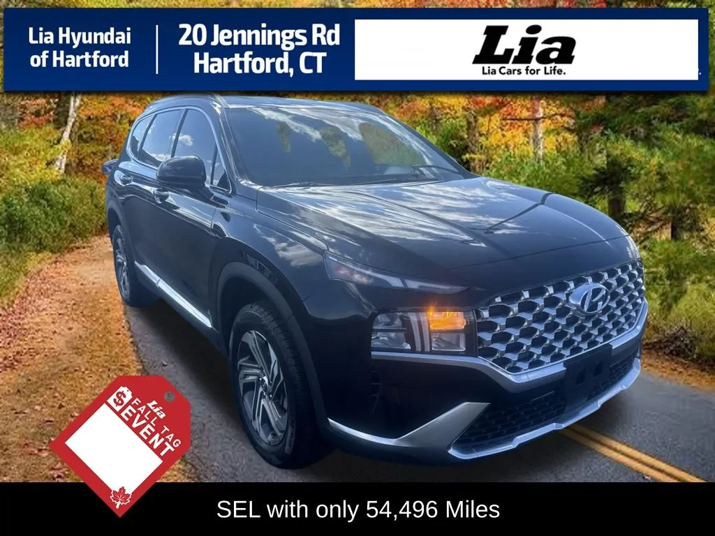 Black 2022 Hyundai Santa Fe SEL for sale in Hartford, CT