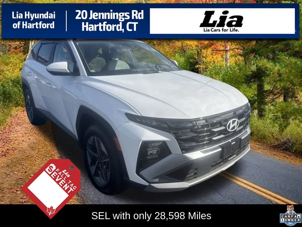 White 2025 Hyundai Tucson SEL for sale in Hartford, CT