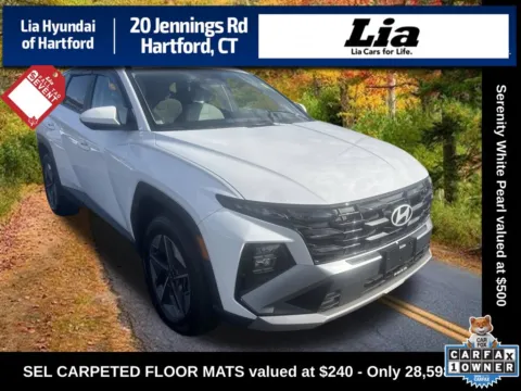 White 2025 Hyundai Tucson SEL for sale in Hartford, CT