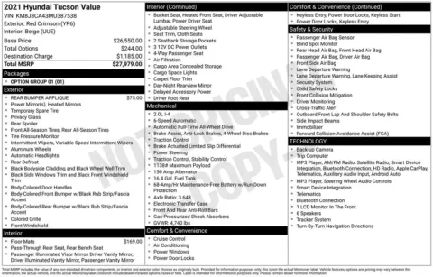 More photos of 2021 Hyundai Tucson Value at Lia Hyundai of Hartford, CT