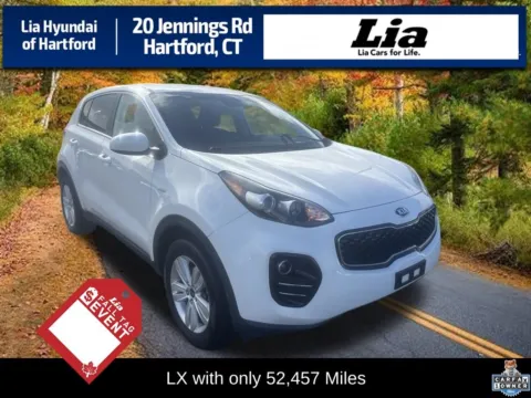 White 2019 Kia Sportage LX for sale in Hartford, CT