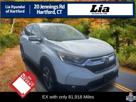 White 2018 Honda CR-V EX for sale in Hartford, CT