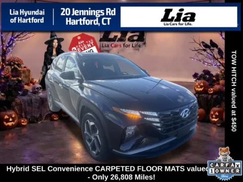 Black 2023 Hyundai Tucson Hybrid SEL Convenience for sale in Hartford, CT