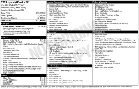 More photos of 2024 Hyundai Elantra SEL at Lia Hyundai of Hartford, CT