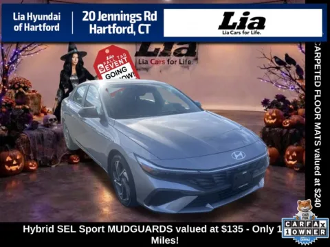Gray 2025 Hyundai Elantra Hybrid SEL Sport for sale in Hartford, CT