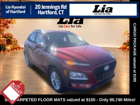 Red 2021 Hyundai Kona SEL for sale in Hartford, CT