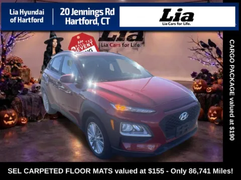 Red 2021 Hyundai Kona SEL for sale in Hartford, CT
