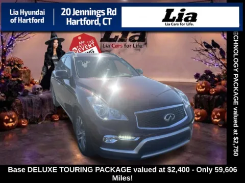 Black 2017 INFINITI QX50 for sale in Hartford, CT