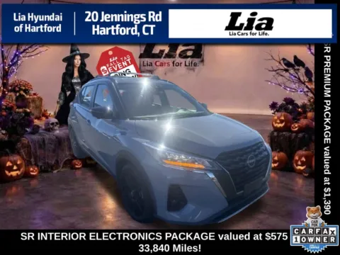 Gray 2024 Nissan Kicks SR for sale in Hartford, CT