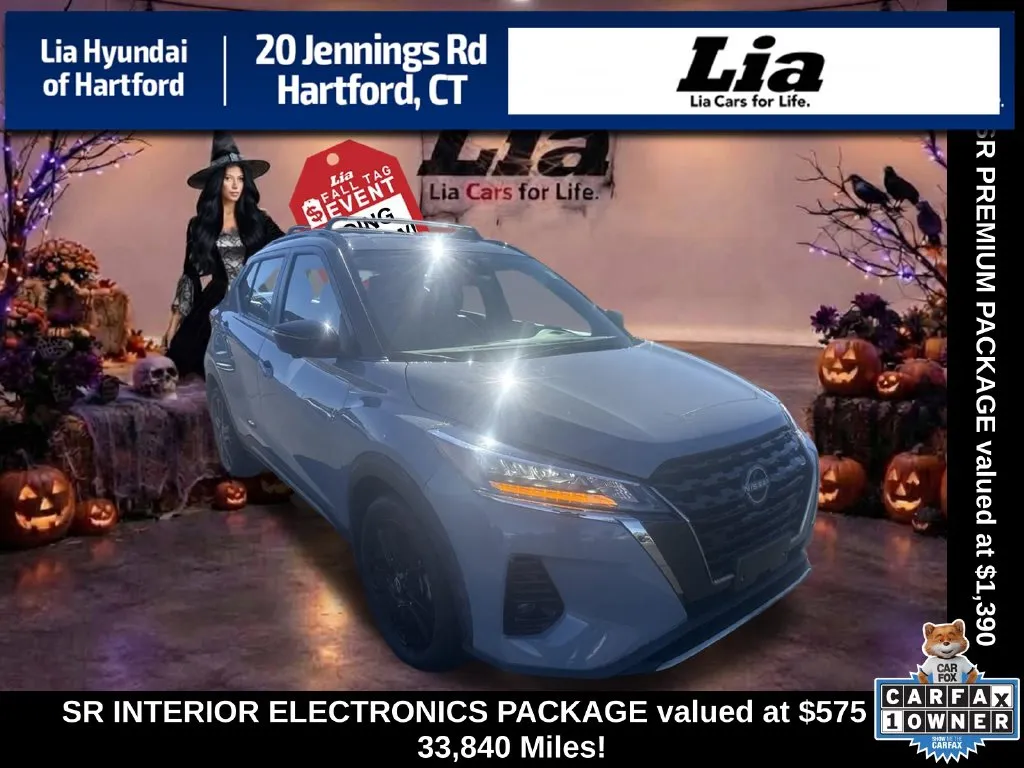 Gray 2024 Nissan Kicks SR for sale in Hartford, CT