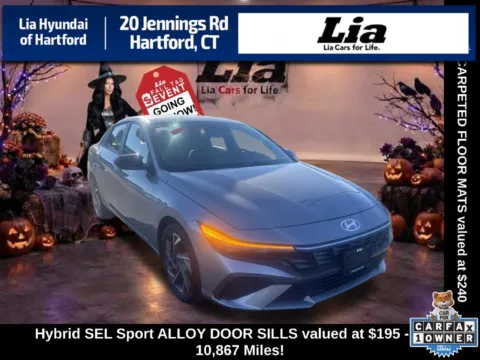 Gray 2025 Hyundai Elantra Hybrid SEL Sport for sale in Hartford, CT